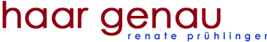 Logo haar-genau - Renate Prühlinger